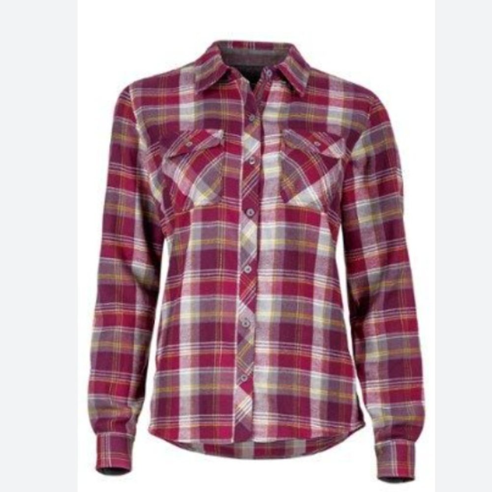 Marmot Women's Plaid Shirt - Red and White